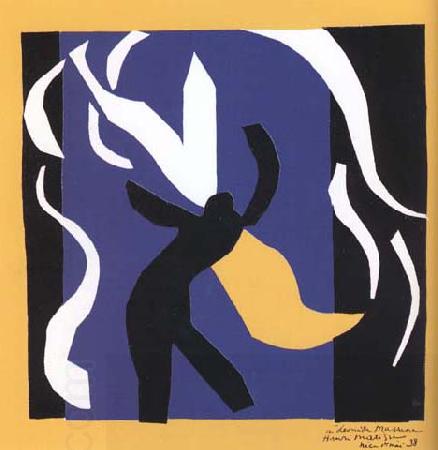 Henri Matisse Design for Backdrop of 'Strange Farandole' (mk35) oil painting picture